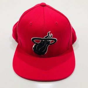 Miami Heat Mitchell & Ness NBA Snapback Hat Cap